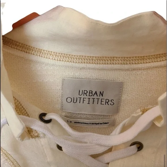 BNWoT Urban Outfitters | Lace-Up Funnel Neck Cropped Sweater S Small - Picture 8 of 10